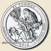 USA 25 cent (11) EL YUNQUE '' Nemzeti Parkok '' 2012 UNC !